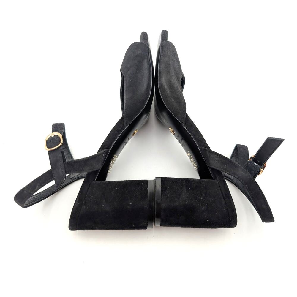 Stuart Weitzman Tia 75 Block Heel Sandal Women's Black Size US7.5B EU38 - Picture 6 of 13